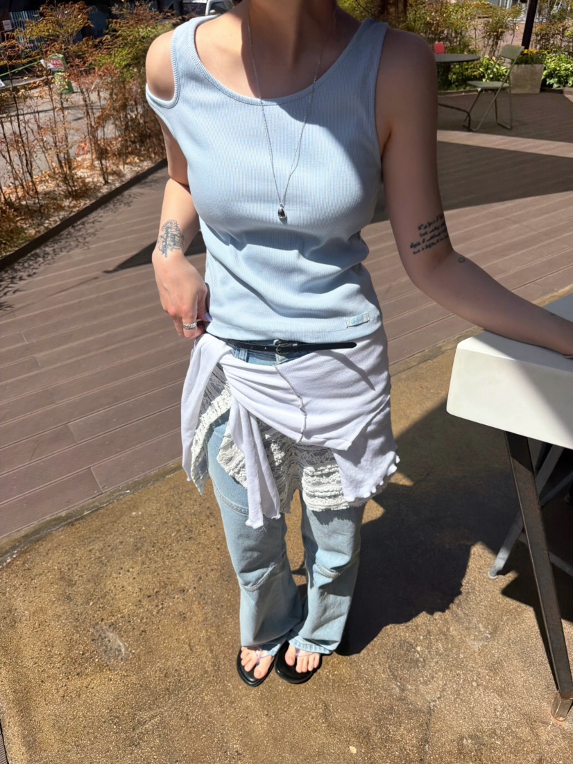 GLITTER韓國直郵女裝新品熱賣職業休閑26夏季時尚吊帶背心GLITTER吊帶/背心