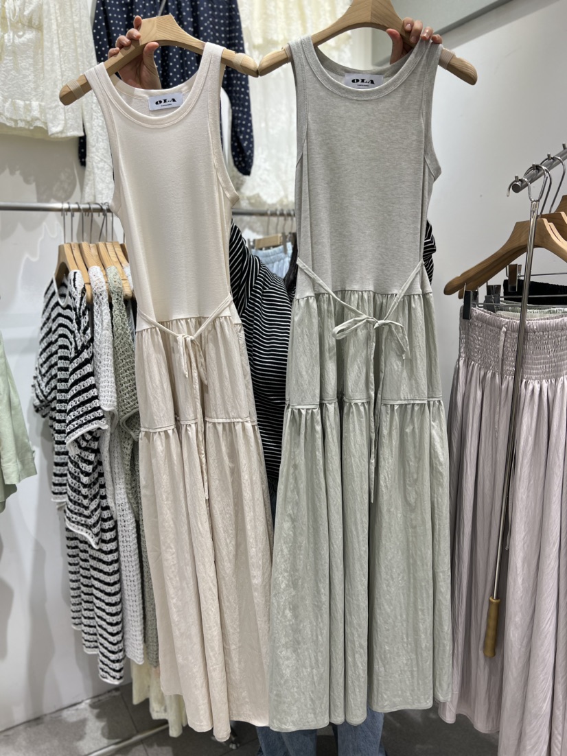 OLA韓國東大門直郵女裝新品休閑人氣26夏季熱賣推薦連衣裙mellor/OLA連衣裙
