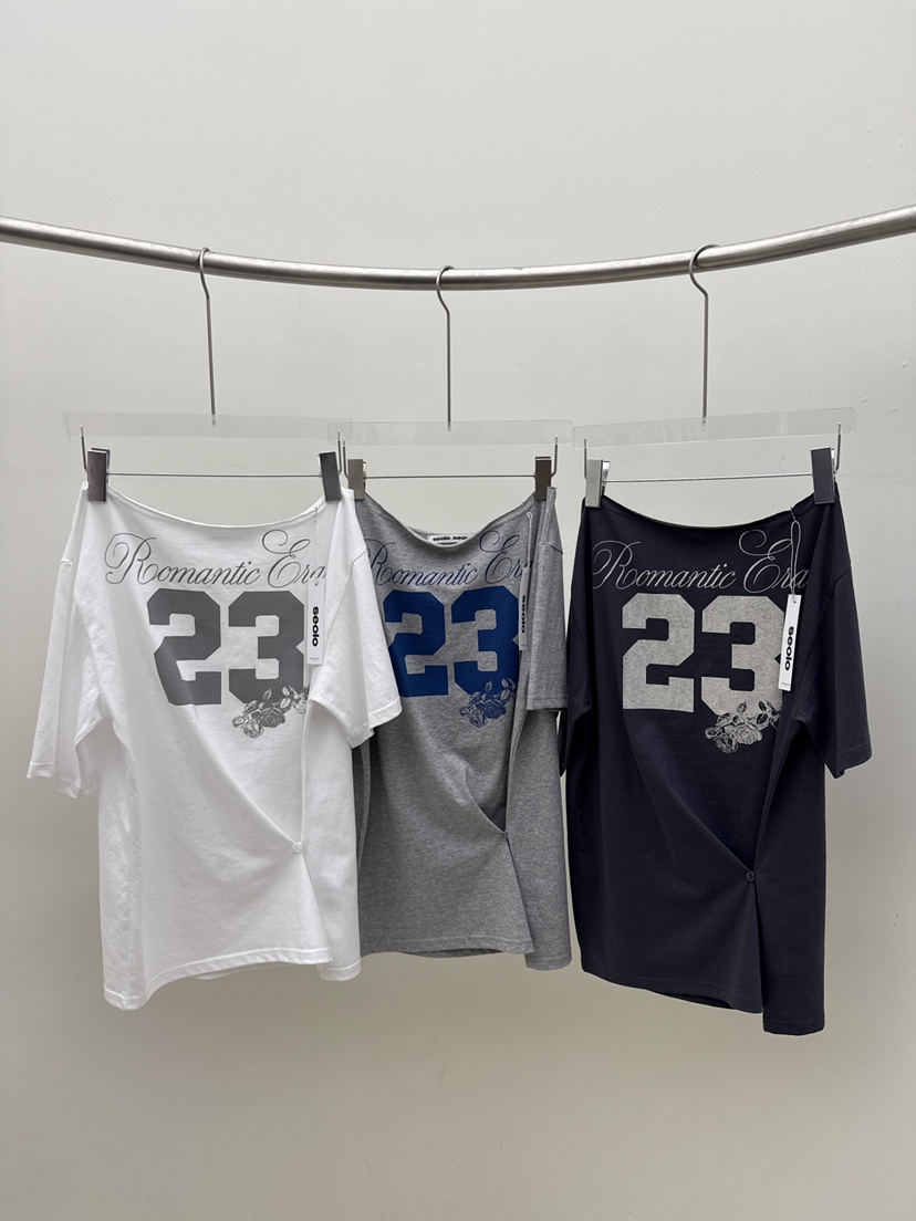 SEOLO韓國直郵女士新款26夏季休閑熱賣26春夏職業時尚T恤Seolo seoulT恤