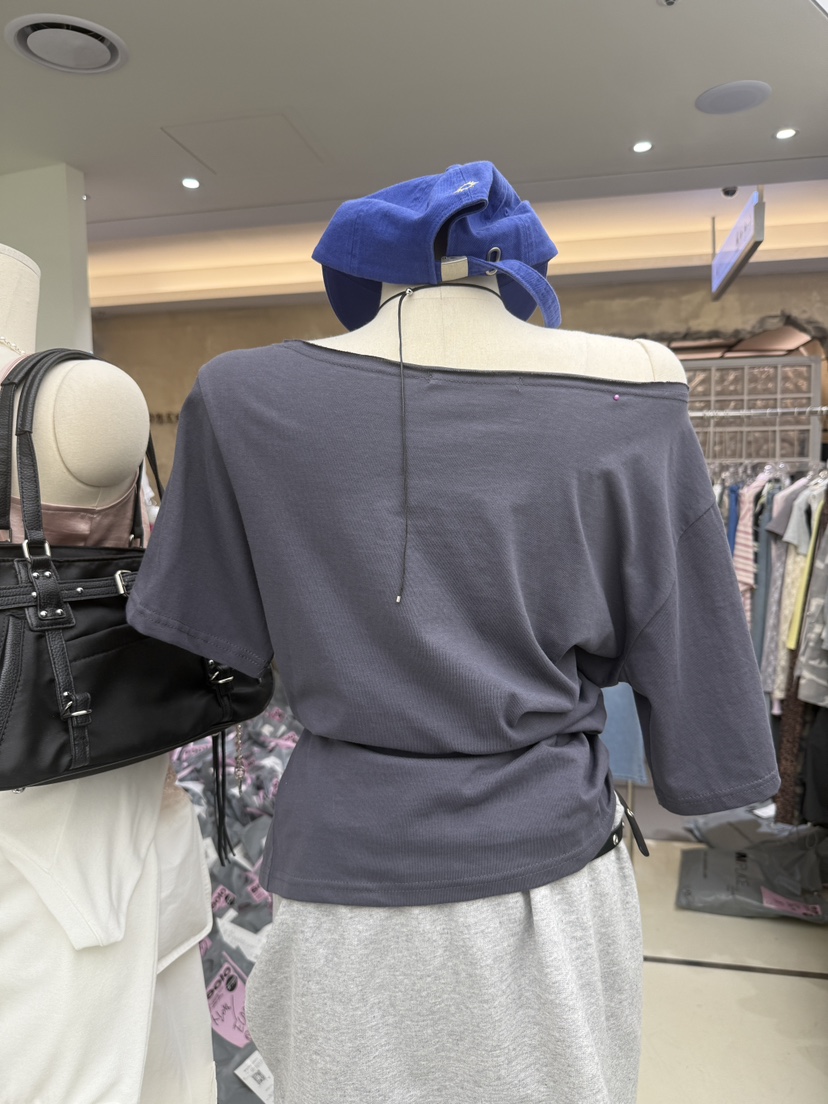 SEOLO韓國直郵女士新款26夏季休閑熱賣26春夏職業時尚T恤Seolo seoulT恤