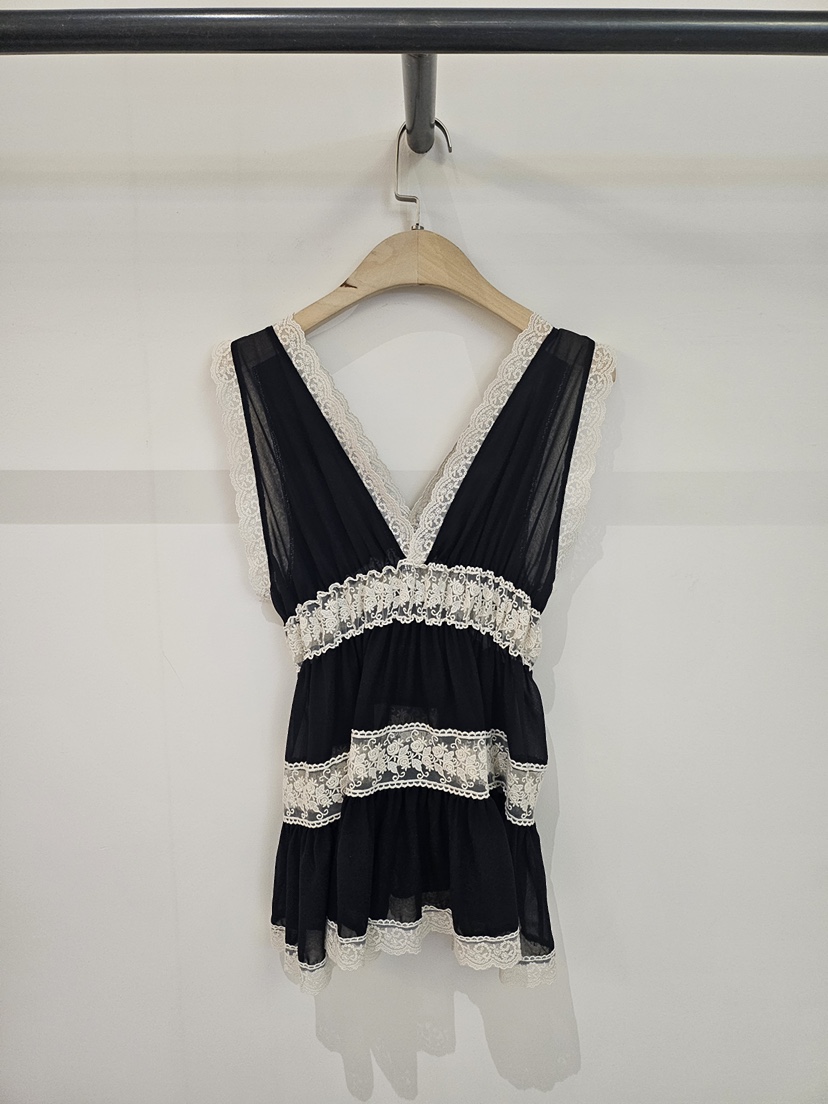 JENNY 1976韓國直郵女士新品26夏季26春夏熱賣吊帶背心蕾絲JENNY 1976吊帶/背心