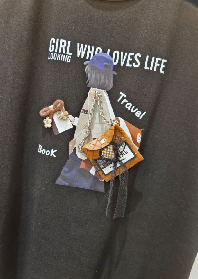 BLING BLING-S/RICO韓國東大門代購女裝新款26春夏T恤BLING BLING-S/RICOT恤