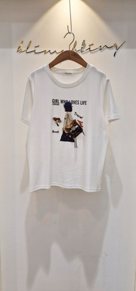 BLING BLING-S/RICO韓國東大門代購女裝新款26春夏T恤BLING BLING-S/RICOT恤圖色2