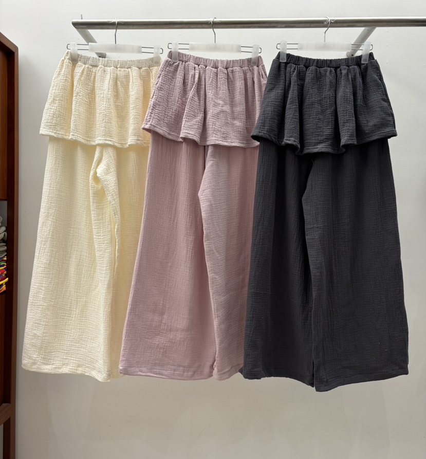 INTHEEND韓國東大門直郵女士新款職業26夏季人氣裙褲紗布INTHEEND裙褲