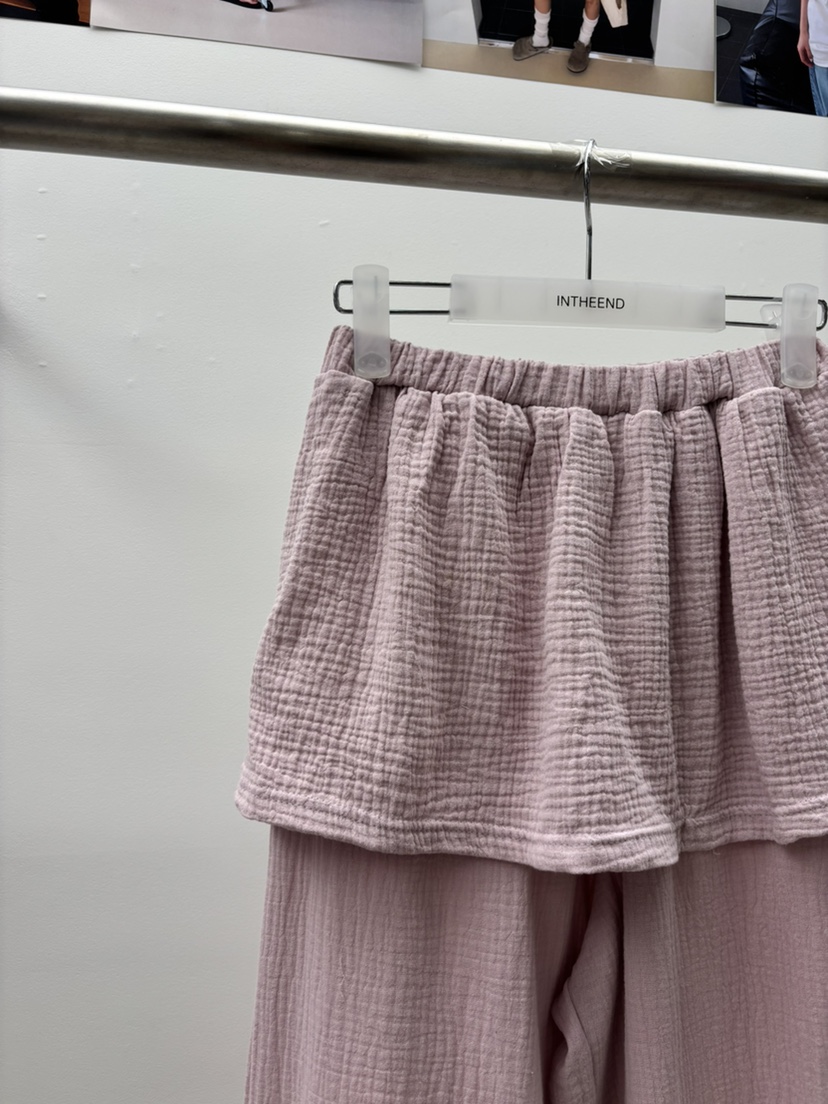 INTHEEND韓國東大門直郵女士新款職業26夏季人氣裙褲紗布INTHEEND裙褲