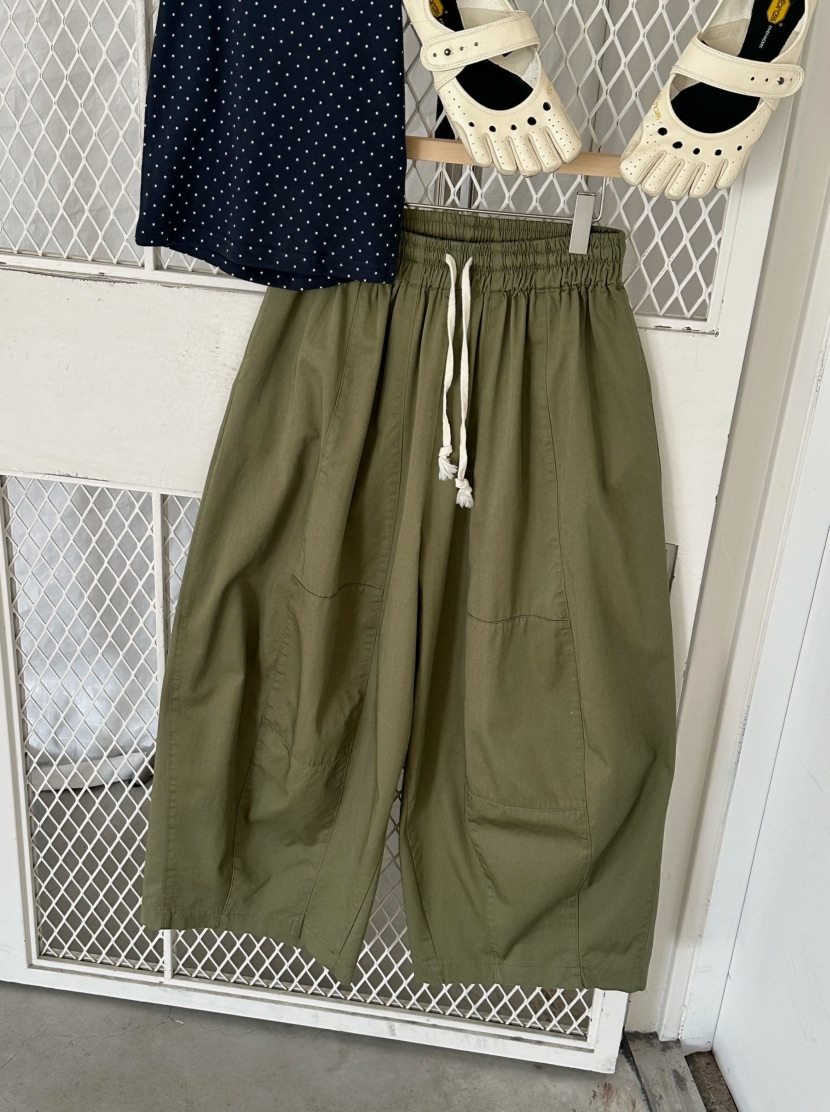 BYRING韓國直郵女士新款26春夏26夏季時尚人氣休閑褲燈籠BYRING休閑褲