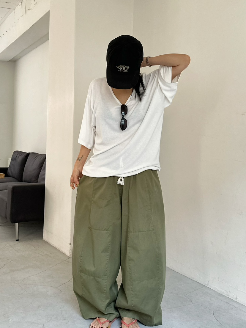 BYRING韓國直郵女士新款26春夏26夏季時尚人氣休閑褲燈籠BYRING休閑褲