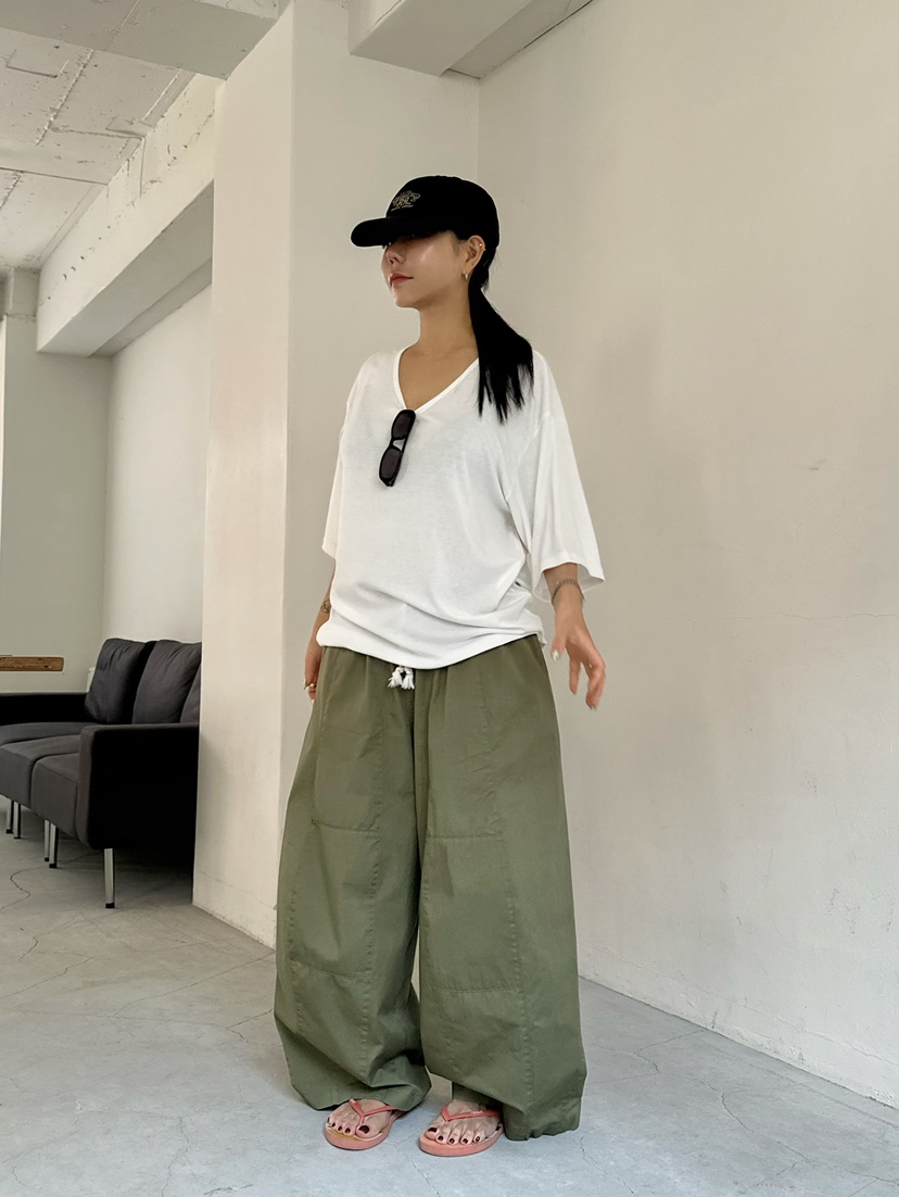 BYRING韓國直郵女士新款26春夏26夏季時尚人氣休閑褲燈籠BYRING休閑褲