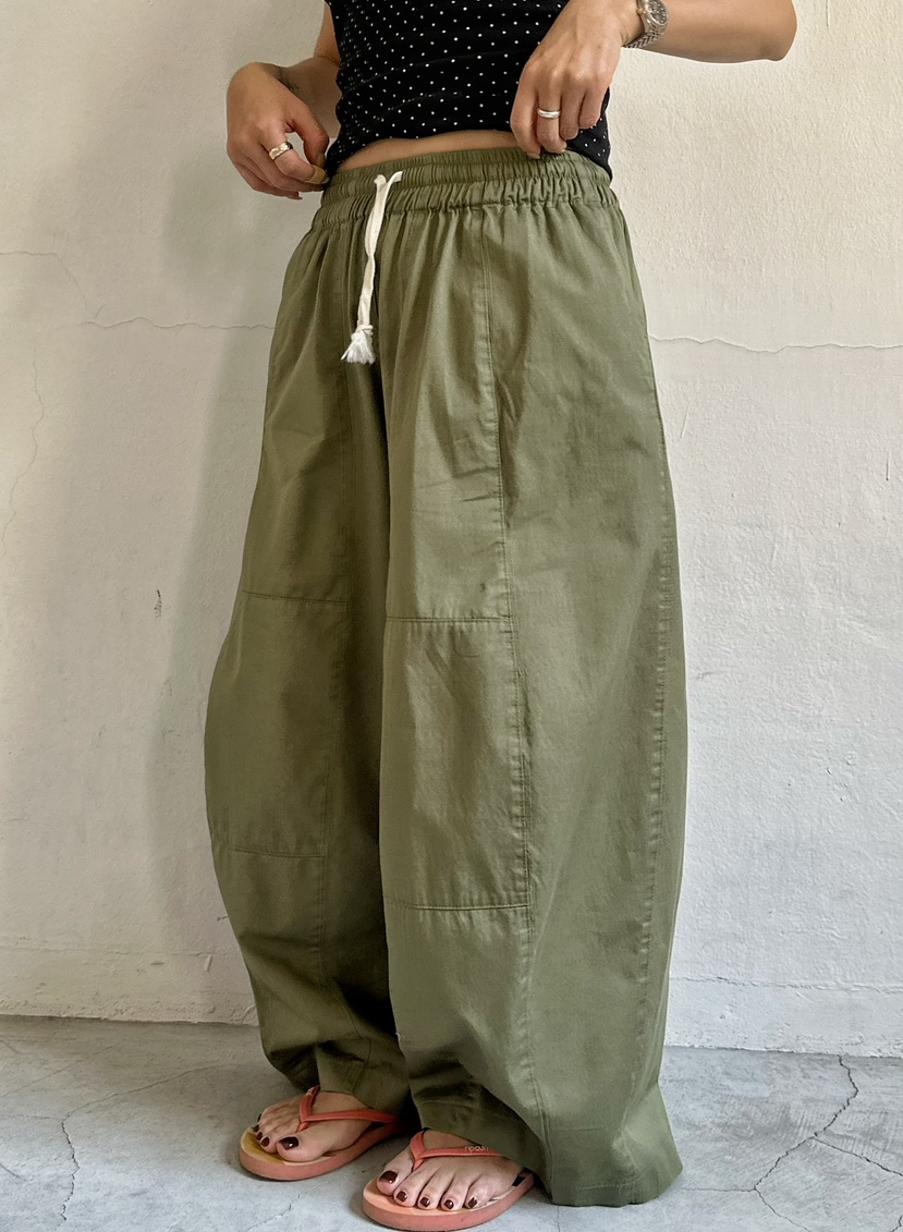 BYRING韓國直郵女士新款26春夏26夏季時尚人氣休閑褲燈籠BYRING休閑褲