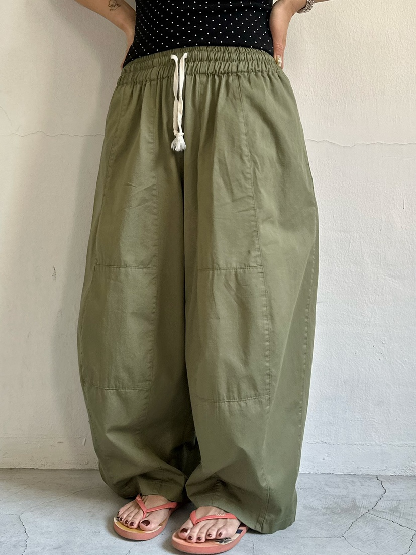 BYRING韓國直郵女士新款26春夏26夏季時尚人氣休閑褲燈籠BYRING休閑褲