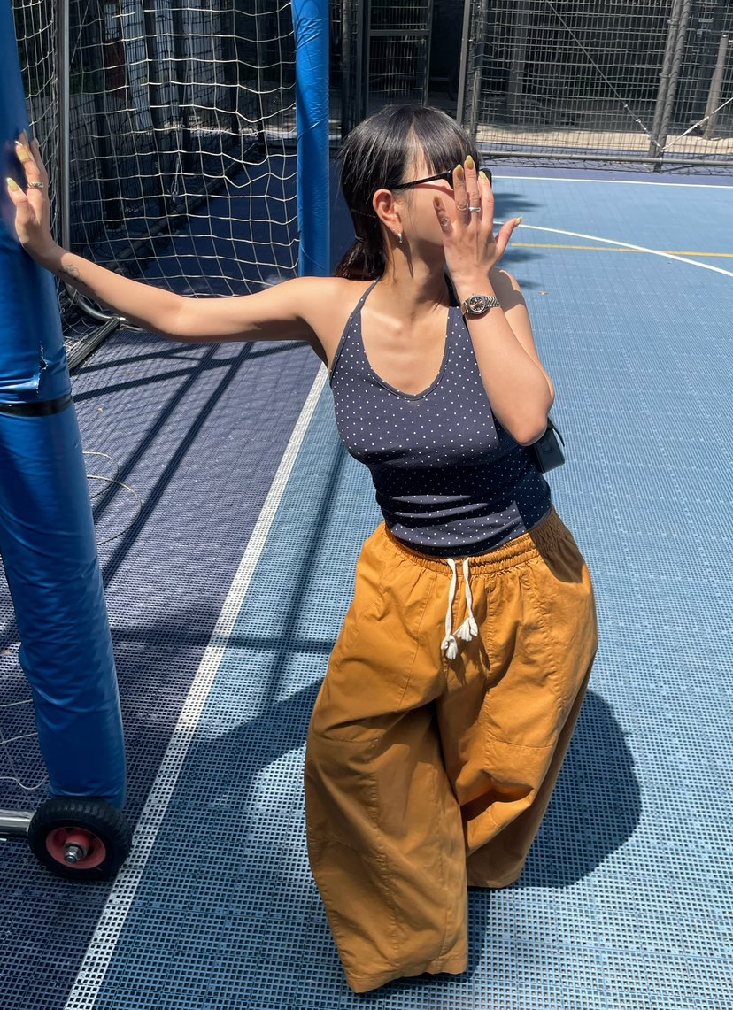 BYRING韓國直郵女士新款26春夏26夏季時尚人氣休閑褲燈籠BYRING休閑褲