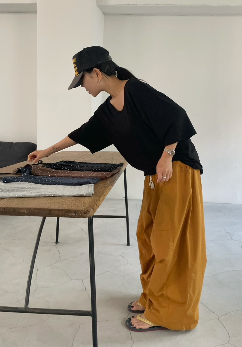 BYRING韓國直郵女士新款26春夏26夏季時尚人氣休閑褲燈籠BYRING休閑褲