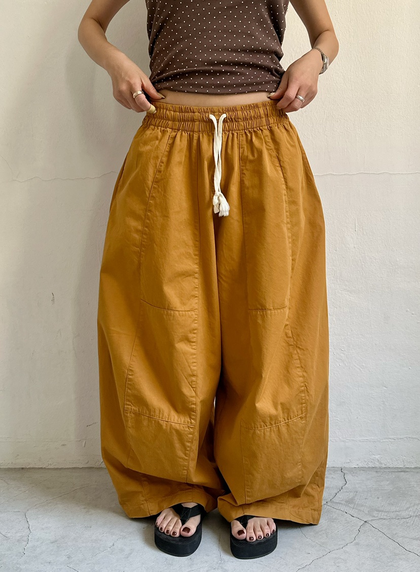 BYRING韓國直郵女士新款26春夏26夏季時尚人氣休閑褲燈籠BYRING休閑褲圖色2