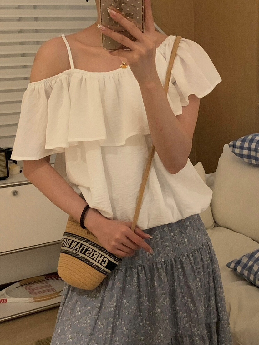 OLA東大門實拍韓國女裝新品熱賣人氣26夏季休閑襯衫蕾絲衫mellor/OLA襯衫/蕾絲衫