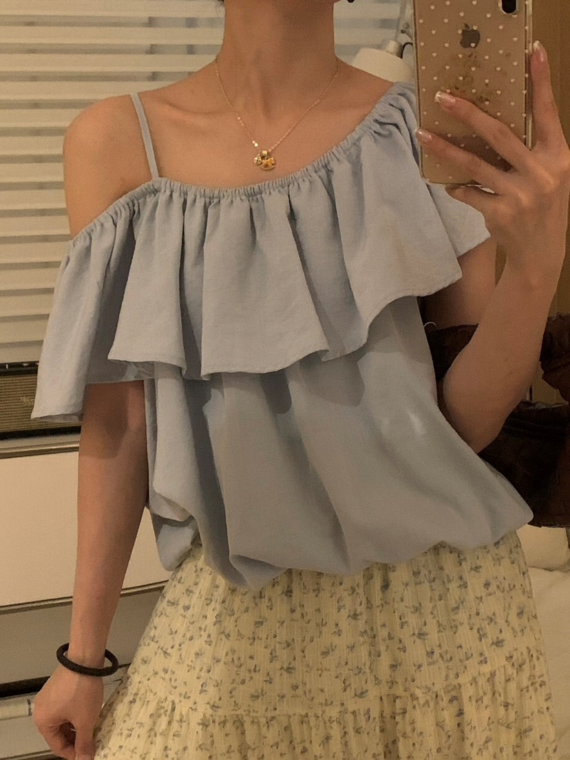 OLA東大門實拍韓國女裝新品熱賣人氣26夏季休閑襯衫蕾絲衫mellor/OLA襯衫/蕾絲衫