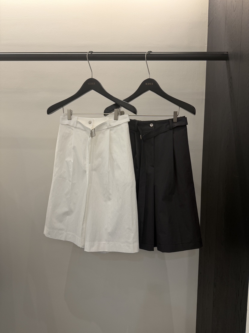 MURMUR韓國東大門直郵女裝新款26春夏26夏季熱賣短褲含腰帶MURMUR短褲