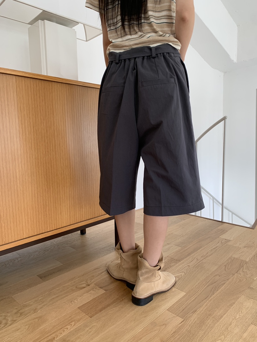 MURMUR韓國東大門直郵女裝新款26春夏26夏季熱賣短褲含腰帶MURMUR短褲