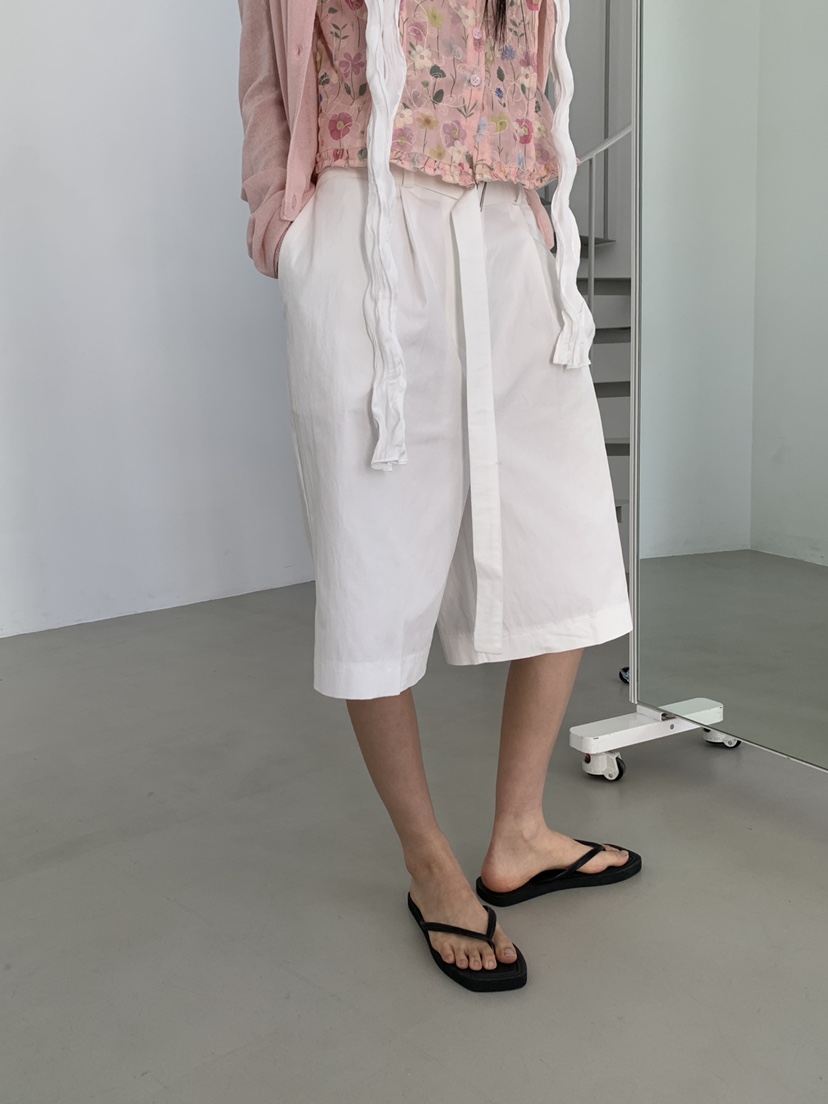 MURMUR韓國東大門直郵女裝新款26春夏26夏季熱賣短褲含腰帶MURMUR短褲