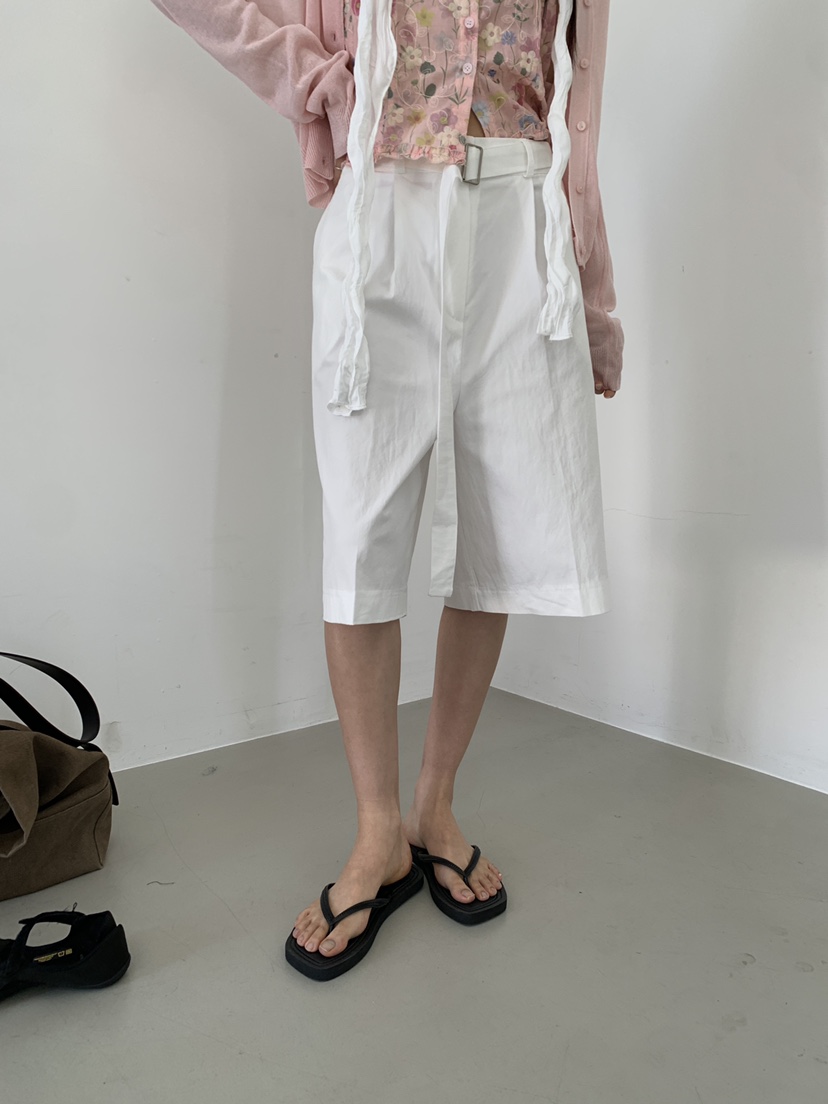 MURMUR韓國東大門直郵女裝新款26春夏26夏季熱賣短褲含腰帶MURMUR短褲