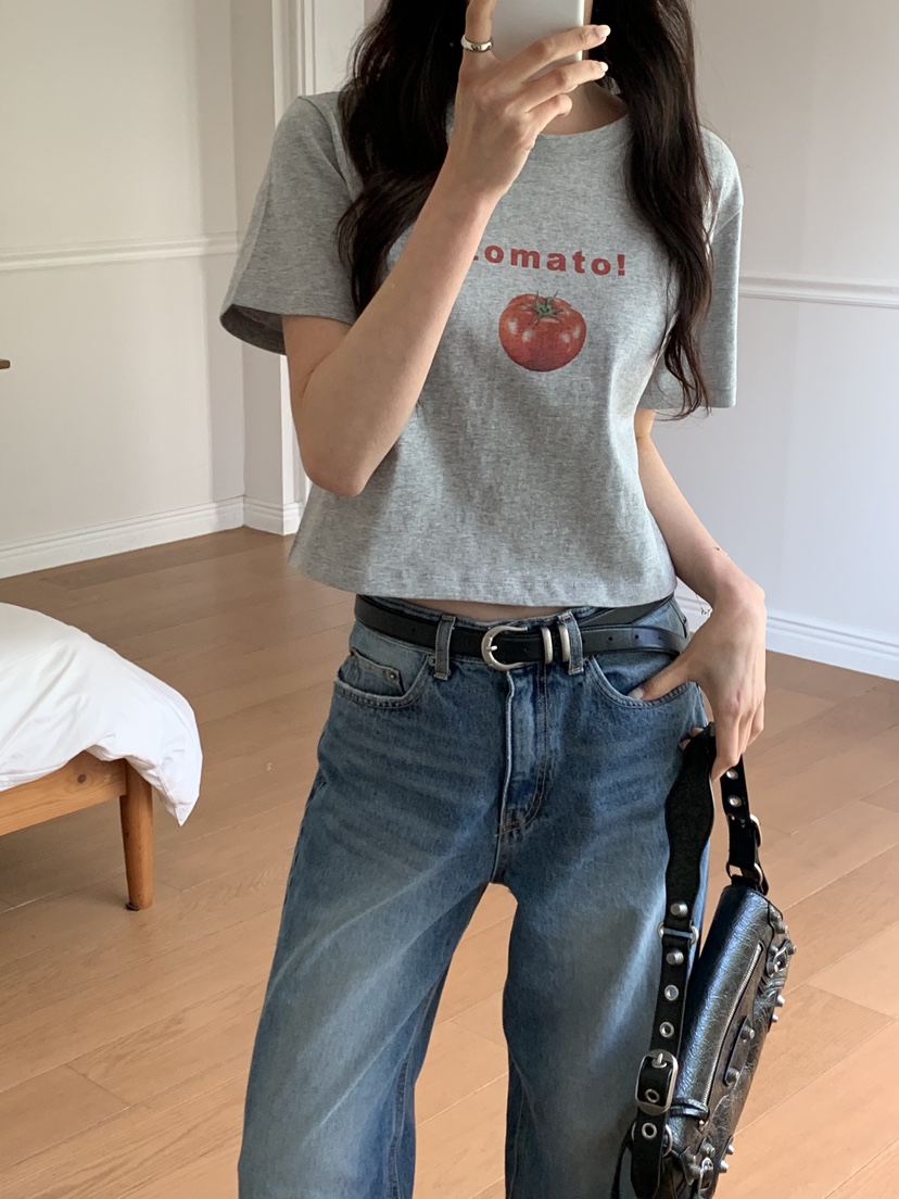 MOSMOS韓國直郵女士新品時尚熱賣職業休閑推薦人氣26春夏T恤MOSMOST恤