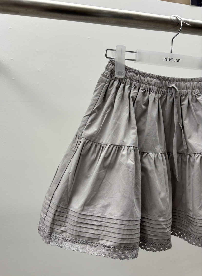 INTHEEND韓國直郵女裝新品26春夏26夏季推薦人氣短裙褶裥INTHEEND短裙