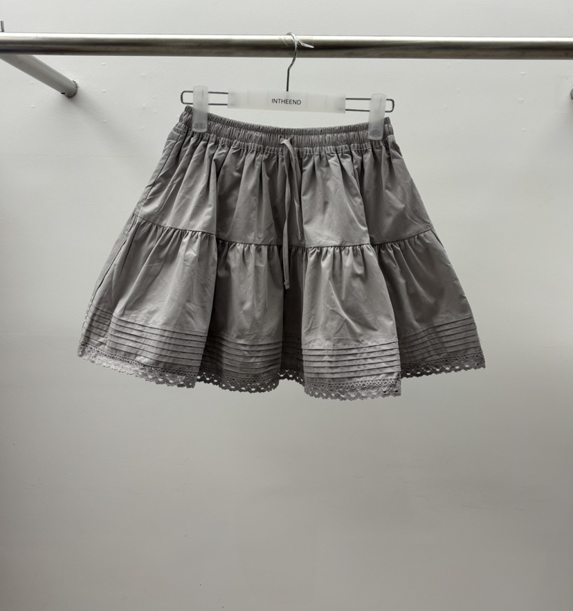 INTHEEND韓國直郵女裝新品26春夏26夏季推薦人氣短裙褶裥INTHEEND短裙圖色1
