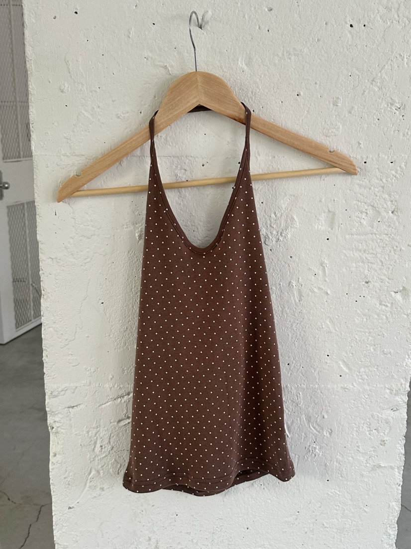 BYRING韓國直郵女士新品推薦人氣熱賣26春夏吊帶背心圓點BYRING吊帶/背心