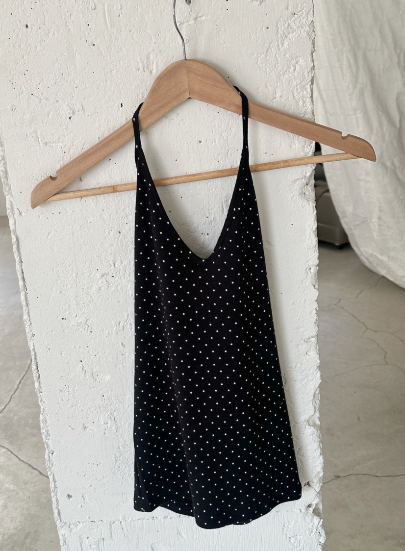 BYRING韓國直郵女士新品推薦人氣熱賣26春夏吊帶背心圓點BYRING吊帶/背心