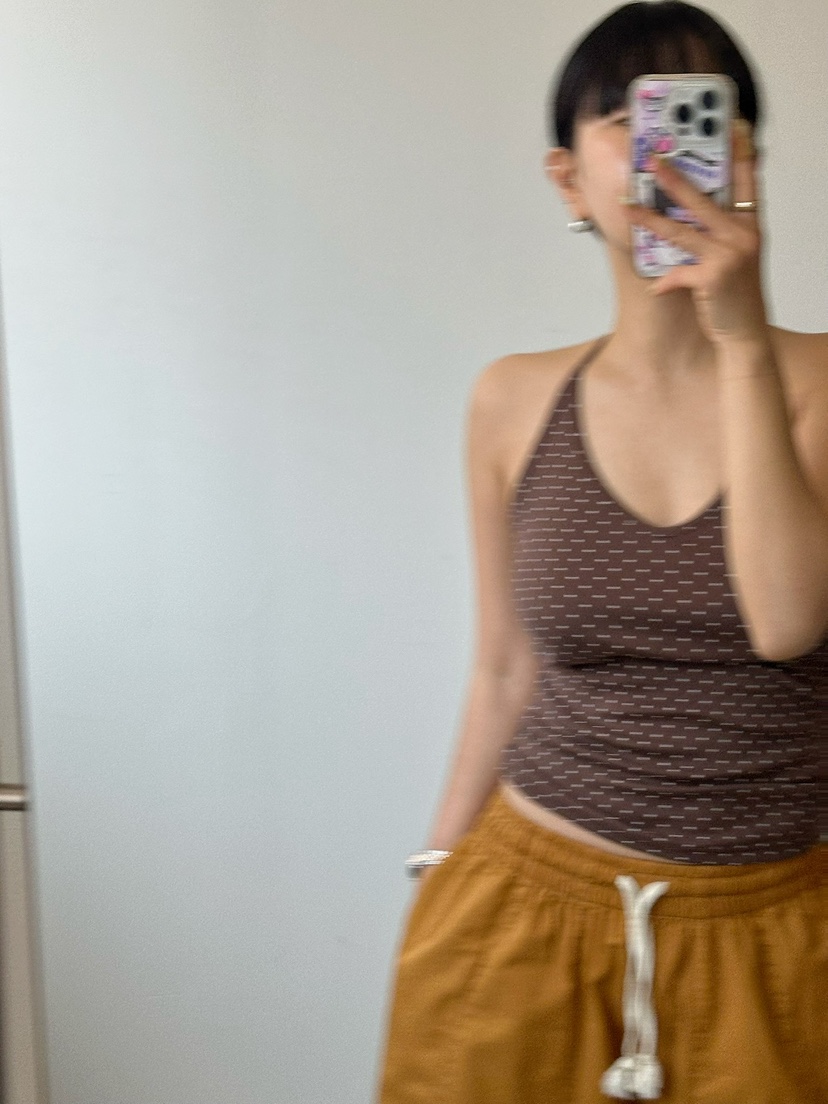 BYRING韓國直郵女士新品推薦人氣熱賣26春夏吊帶背心圓點BYRING吊帶/背心