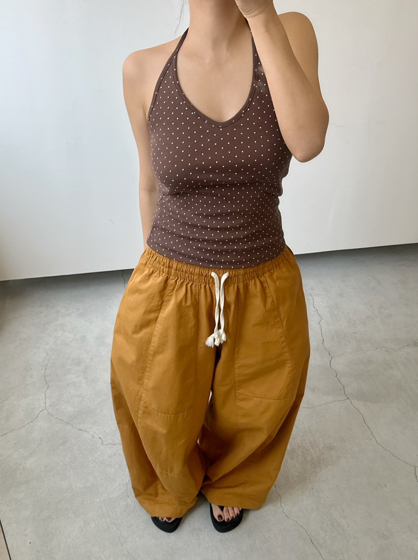 BYRING韓國直郵女士新品推薦人氣熱賣26春夏吊帶背心圓點BYRING吊帶/背心圖色2