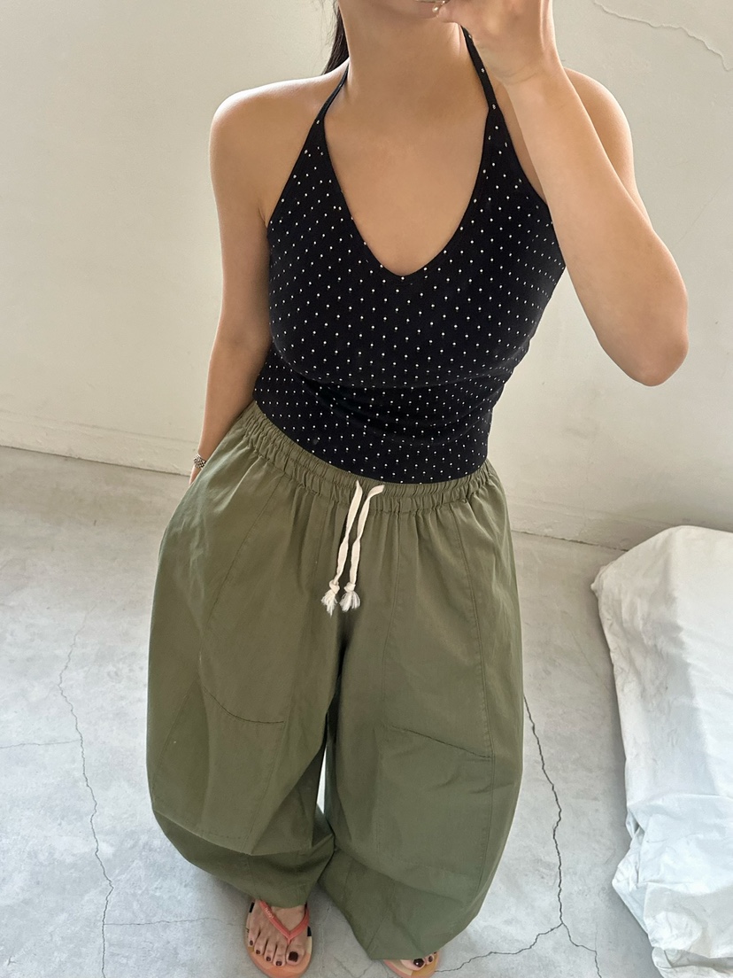 BYRING韓國直郵女士新品推薦人氣熱賣26春夏吊帶背心圓點BYRING吊帶/背心圖色3