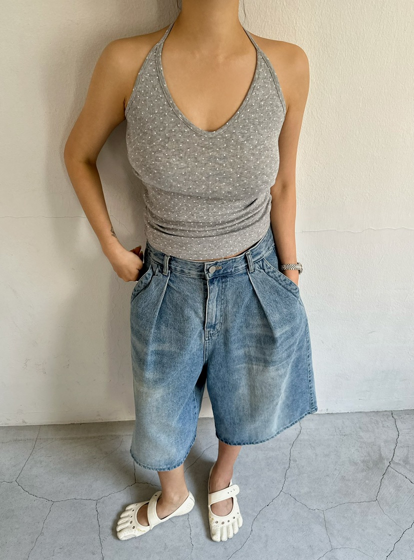 BYRING韓國直郵女士新品推薦人氣熱賣26春夏吊帶背心圓點BYRING吊帶/背心圖色4