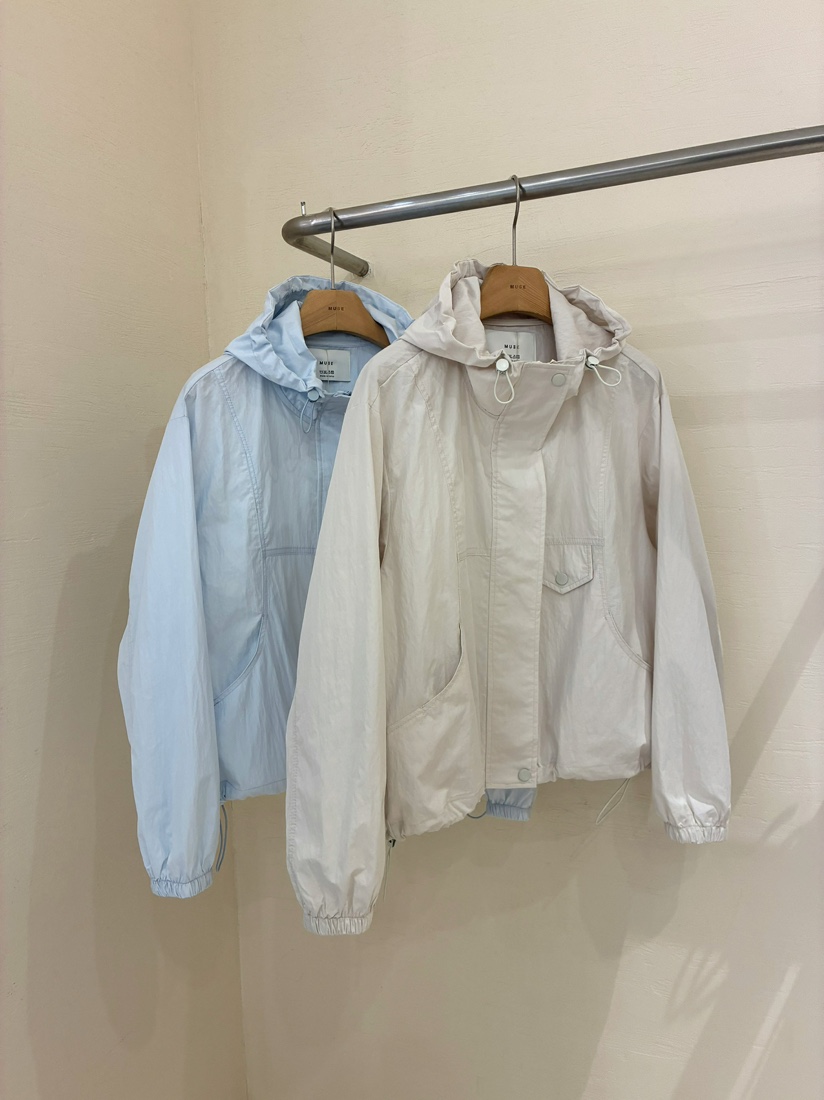 MUSE-P韓國直郵女士新品26春夏熱賣26夏季時尚休閑夾克口袋MUSE-P夾克