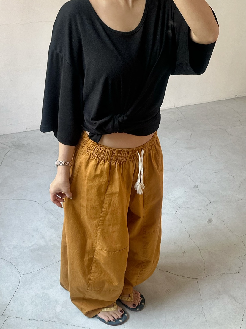 BYRING韓國直郵女士新品熱賣26夏季休閑人氣時尚職業T恤U領BYRINGT恤