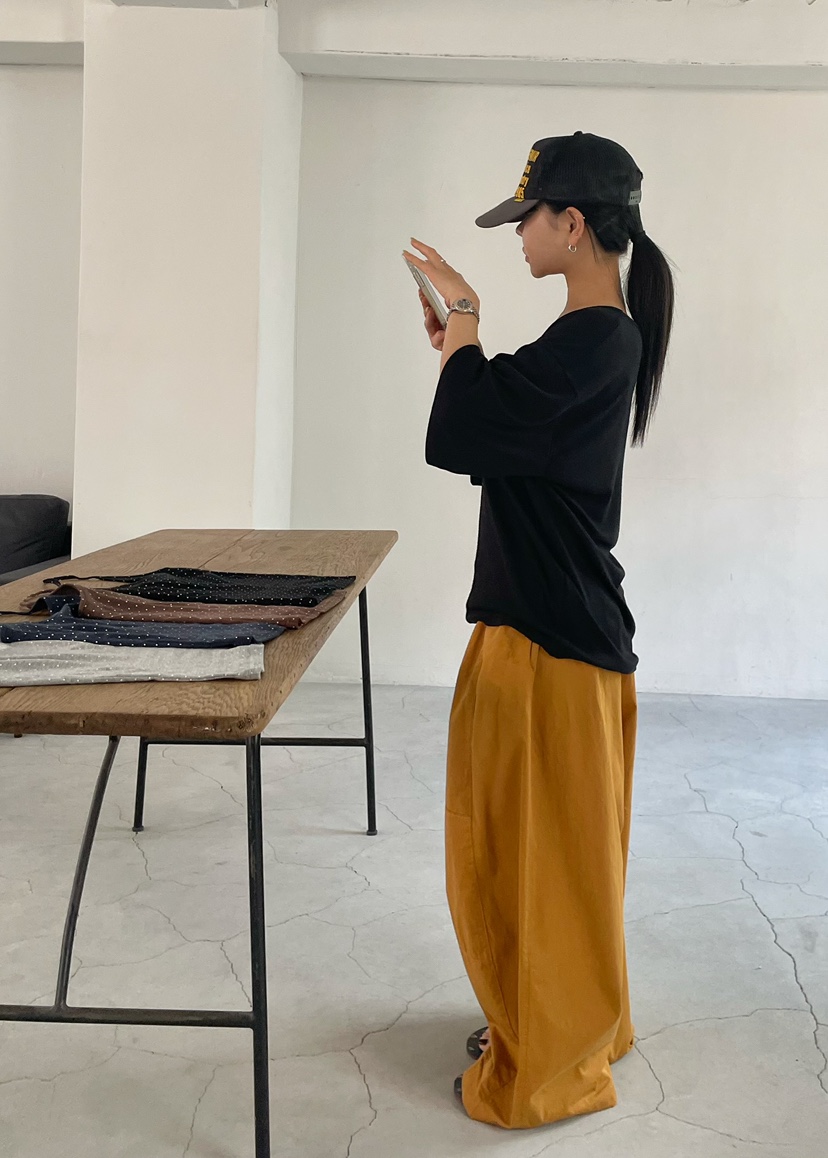 BYRING韓國直郵女士新品熱賣26夏季休閑人氣時尚職業T恤U領BYRINGT恤