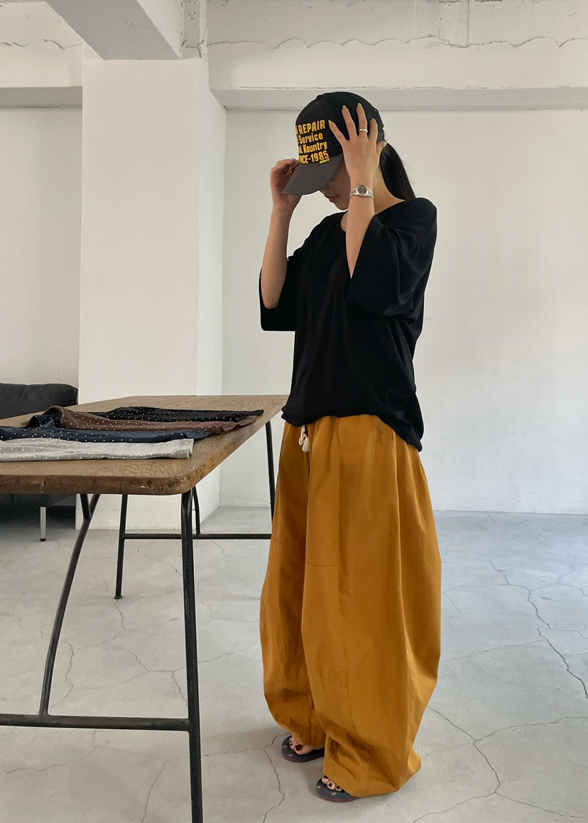 BYRING韓國直郵女士新品熱賣26夏季休閑人氣時尚職業T恤U領BYRINGT恤