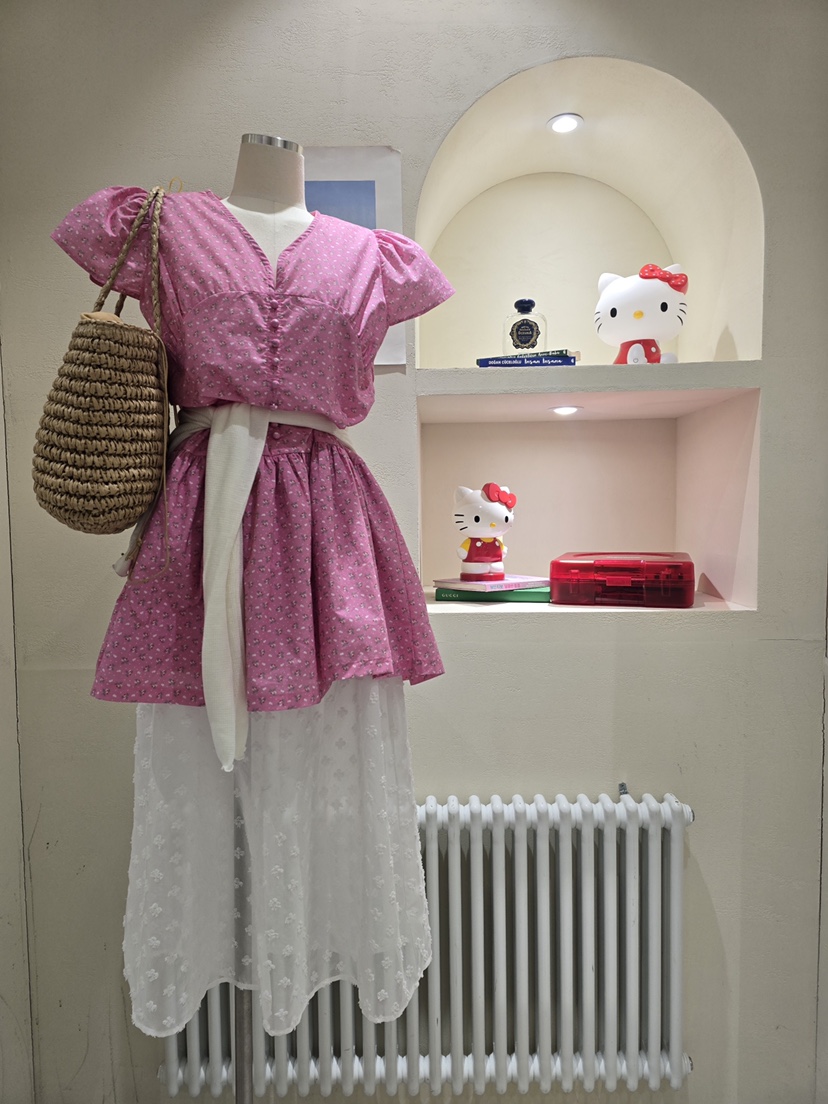 LIKEVAM東大門實拍韓國女士新款26夏季職業熱賣時尚連衣裙LIKEVAM連衣裙