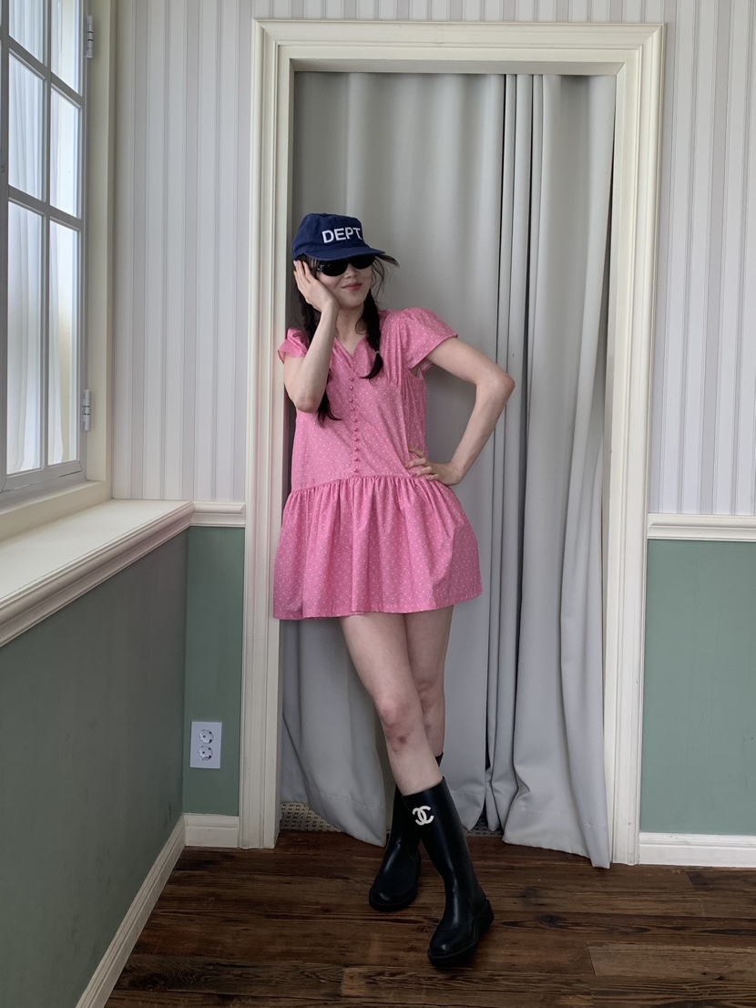 LIKEVAM東大門實拍韓國女士新款26夏季職業熱賣時尚連衣裙LIKEVAM連衣裙