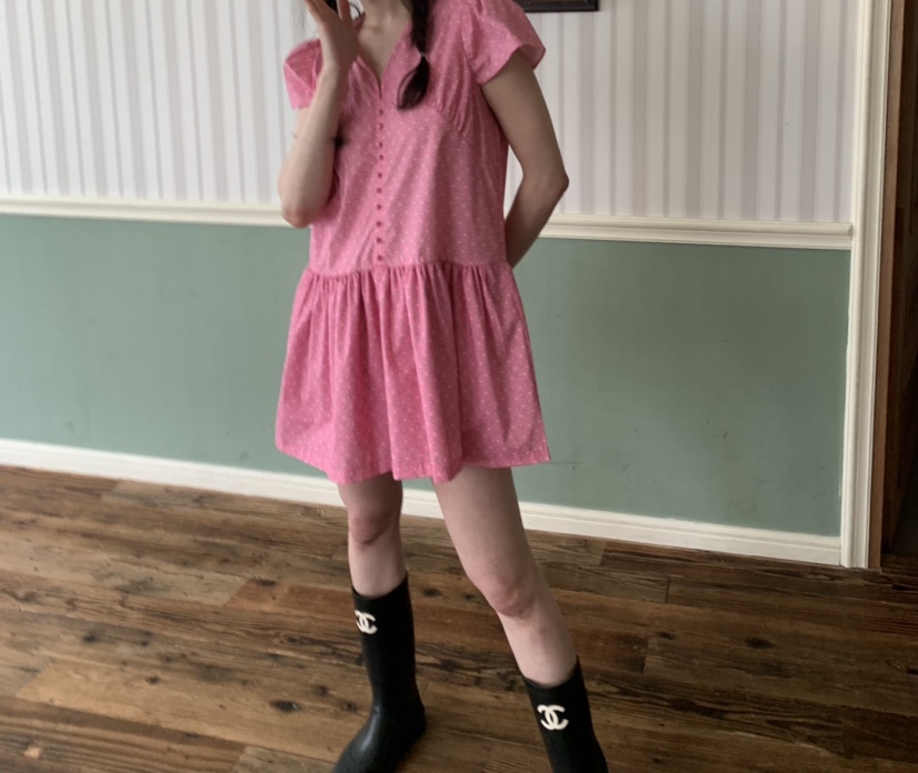 LIKEVAM東大門實拍韓國女士新款26夏季職業熱賣時尚連衣裙LIKEVAM連衣裙