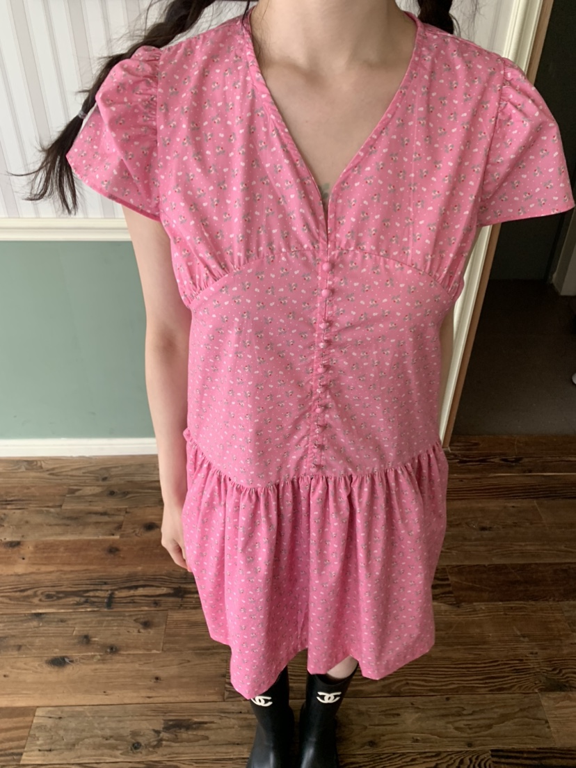 LIKEVAM東大門實拍韓國女士新款26夏季職業熱賣時尚連衣裙LIKEVAM連衣裙