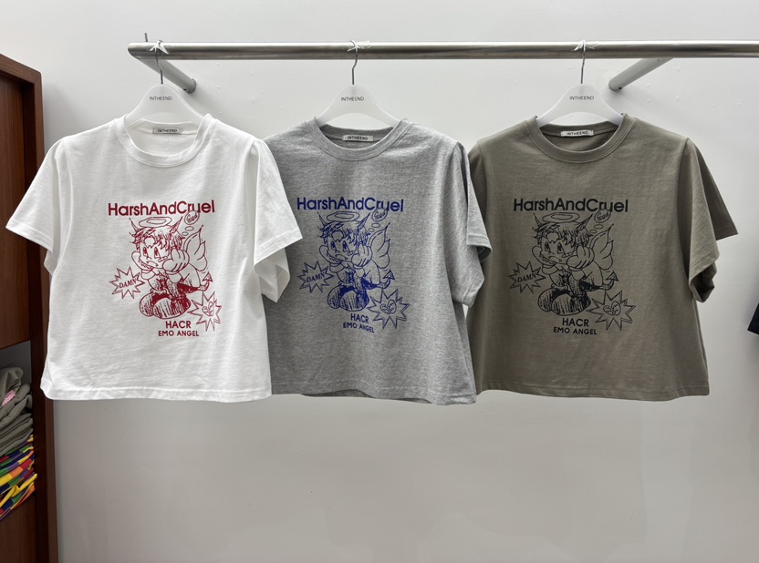 INTHEEND東大門實拍韓國女士新品26春夏熱賣推薦時尚休閑T恤INTHEENDT恤