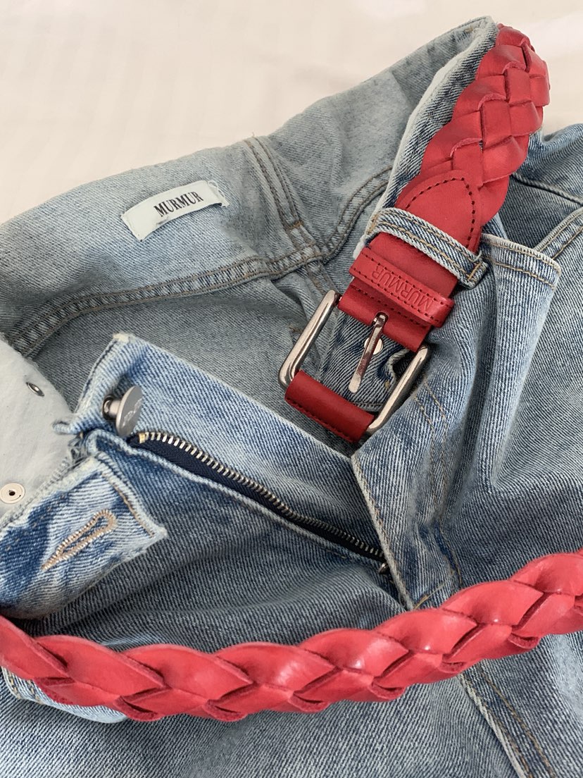 MURMUR韓國直郵實拍女士新品休閑時尚26春夏熱賣26夏季腰帶MURMUR腰帶