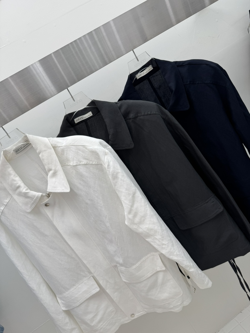 AMOOD韓國直郵實拍女士新款26春夏職業熱賣休閑26夏季夾克AMOOD夾克