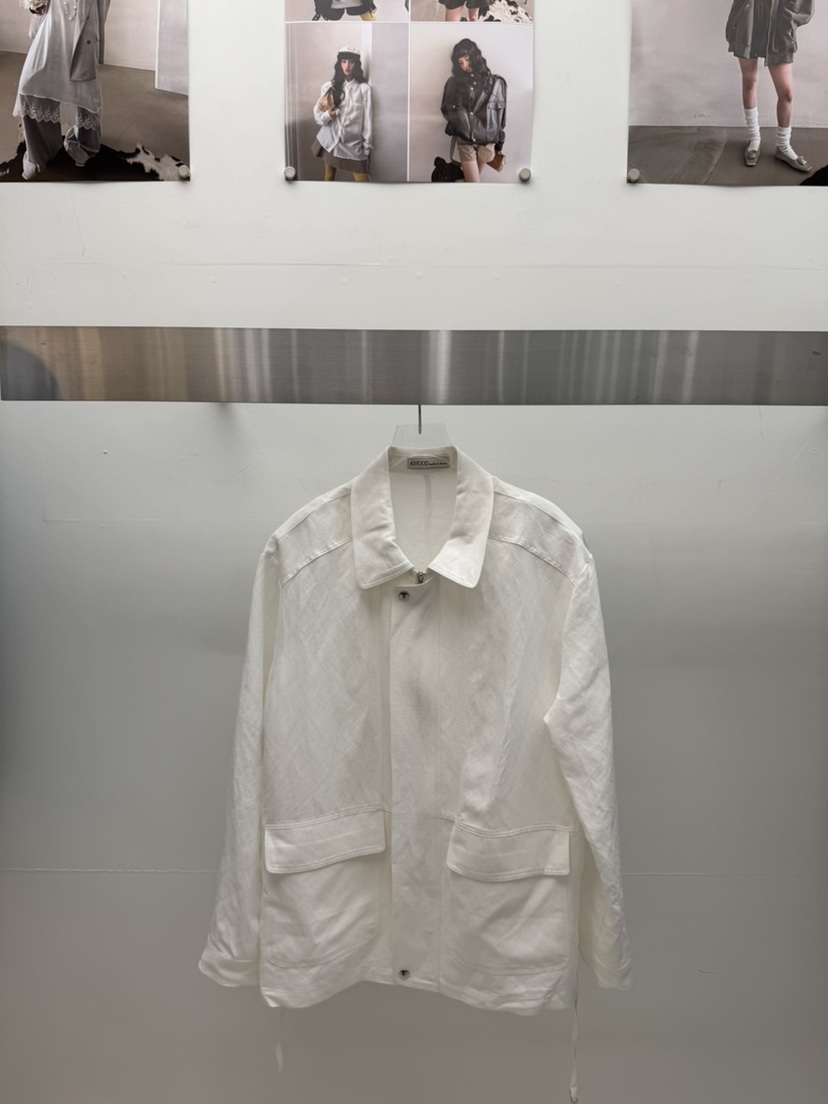 AMOOD韓國直郵實拍女士新款26春夏職業熱賣休閑26夏季夾克AMOOD夾克圖色1