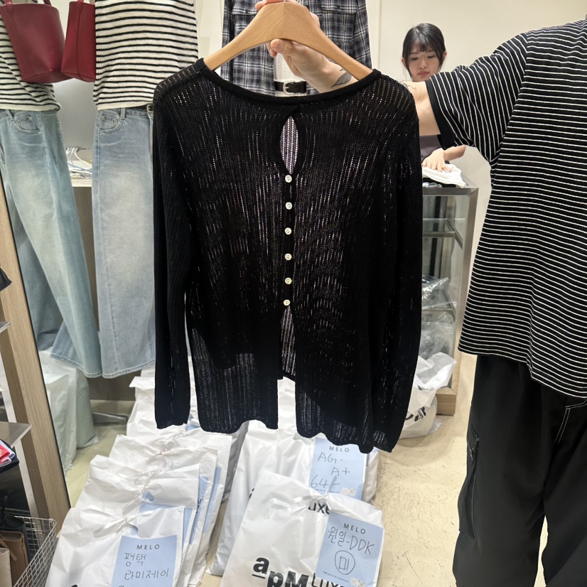 MELO韓國東大門直郵女士新品熱賣時尚26春夏推薦26夏季針織衫MELO針織衫