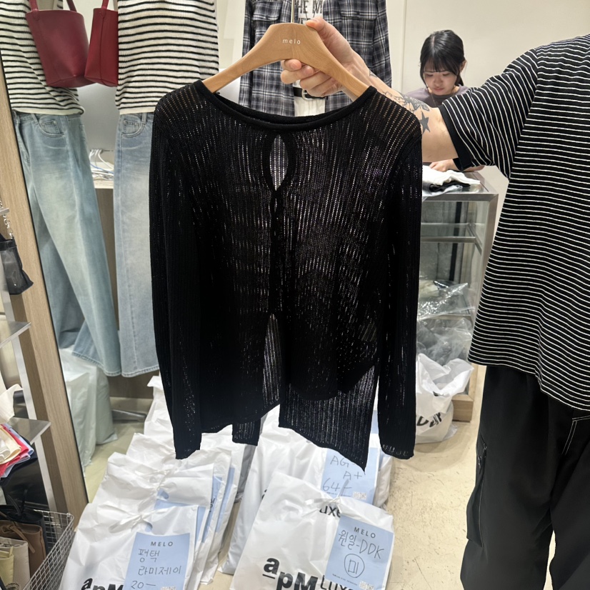 MELO韓國東大門直郵女士新品熱賣時尚26春夏推薦26夏季針織衫MELO針織衫圖色3