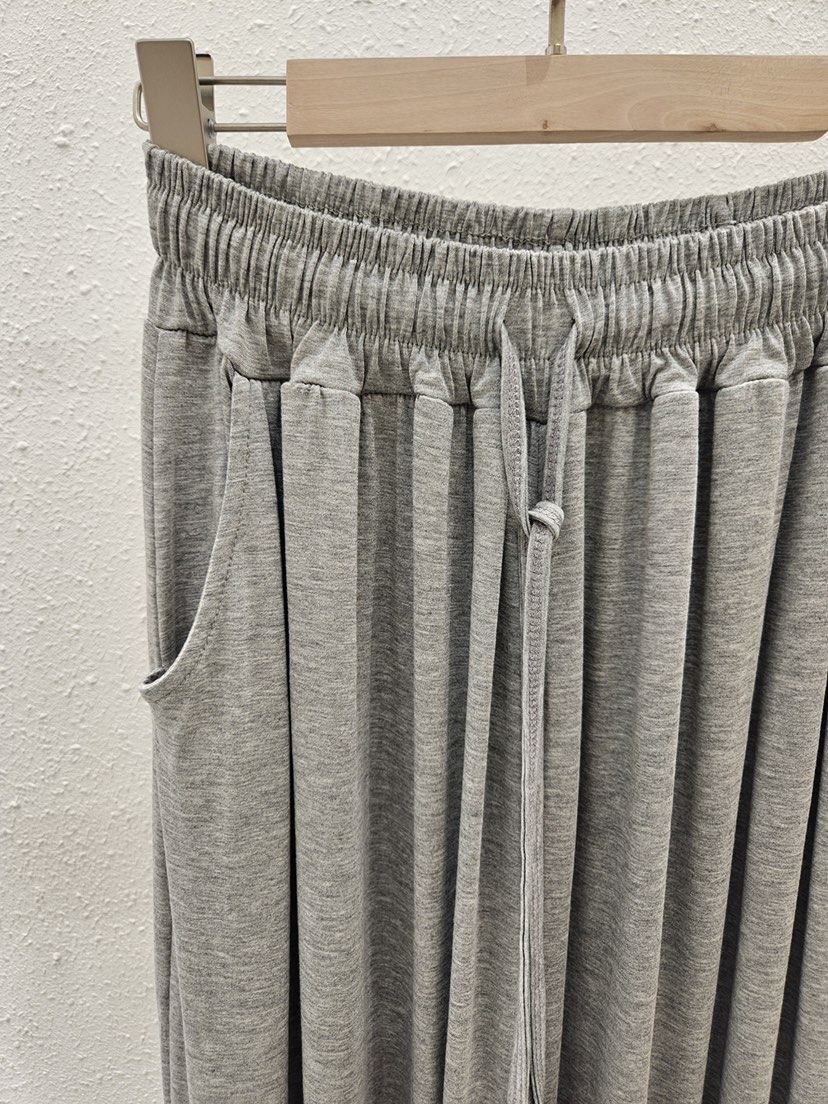 GOSSIP韓國東大門直郵女裝新款休閑26春夏休閑褲人造絲闊腿褲GOSSIP休閑褲