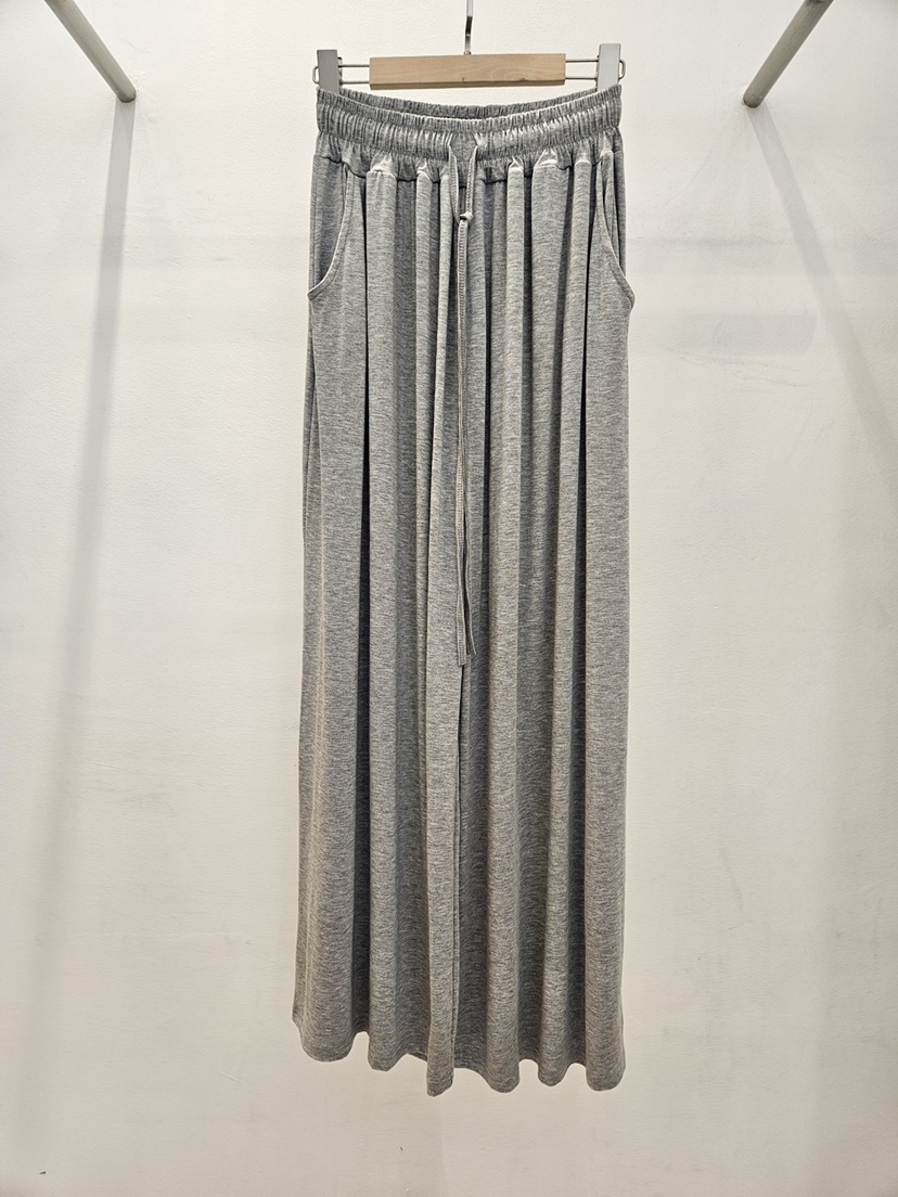 GOSSIP韓國東大門直郵女裝新款休閑26春夏休閑褲人造絲闊腿褲GOSSIP休閑褲圖色1