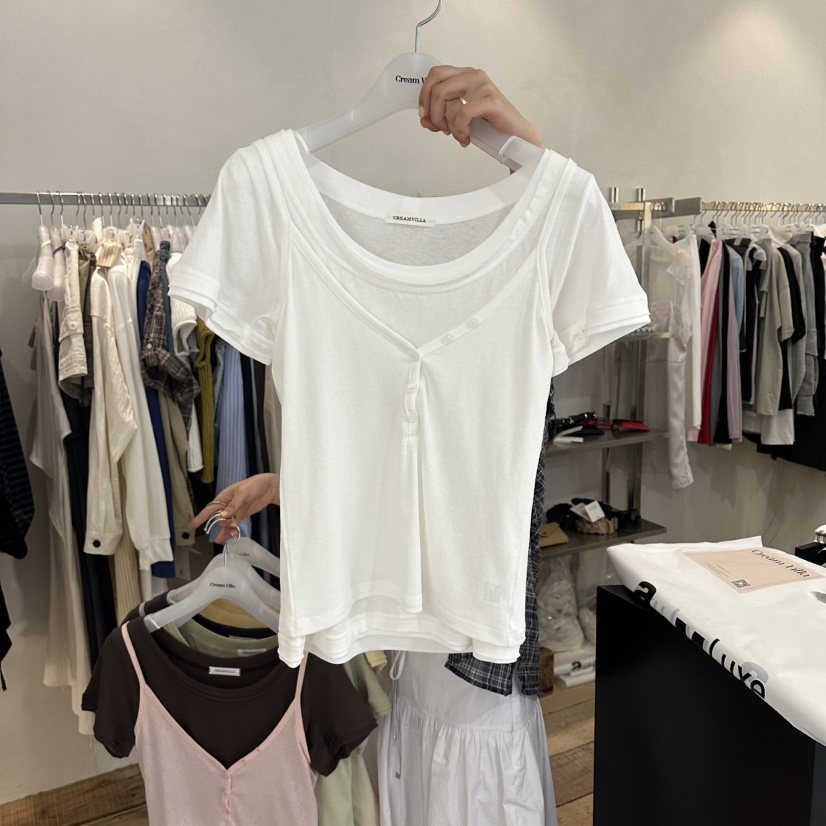 CREAM VILLA韓國直郵女士新品推薦吊帶背心CREAMVILLA吊帶/背心圖色2