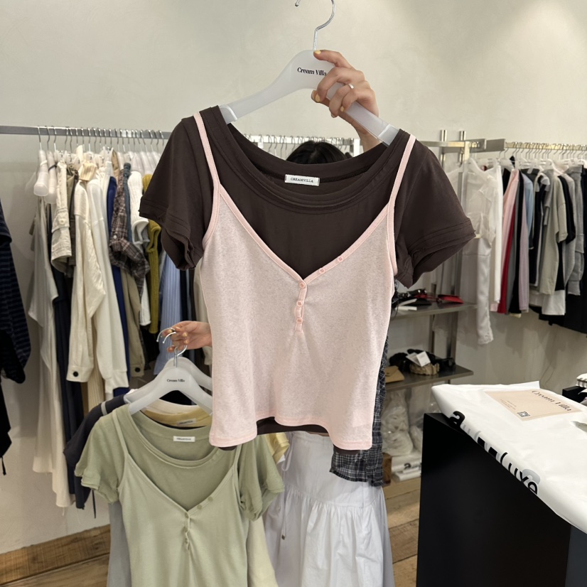 CREAM VILLA韓國直郵女士新品推薦吊帶背心CREAMVILLA吊帶/背心圖色3